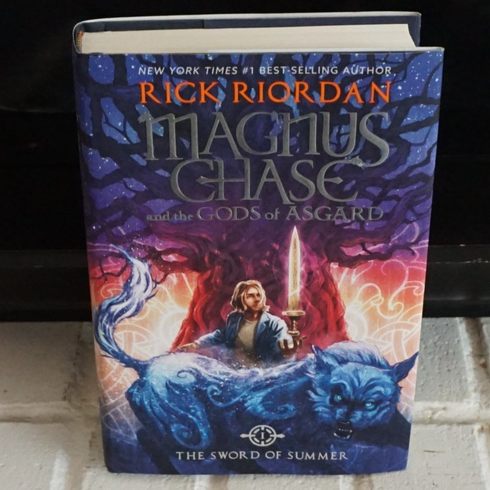 Magnus Chase and the Gods of Asgard Novel by Rick Riordan Hardcover Book